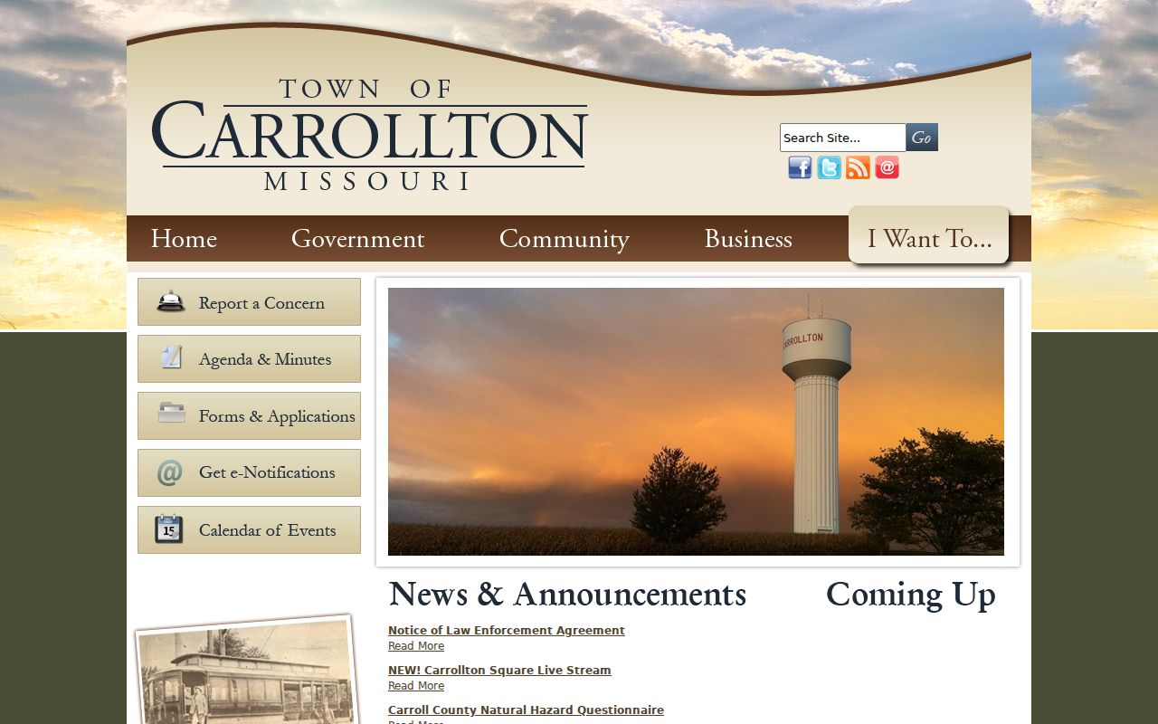 Carrollton court docket city government source